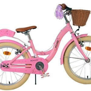 Volare Blossom Kinderfiets – Meisjes – 18 inch – Roze – Twee handremmen