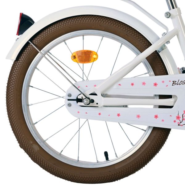 Volare Blossom Kinderfiets – Meisjes – 18 inch – Wit