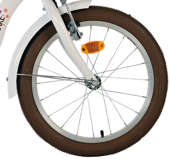 Volare Blossom Kinderfiets – Meisjes – 18 inch – Wit