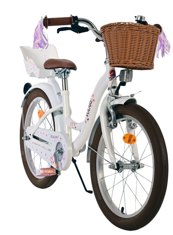 Volare Blossom Kinderfiets – Meisjes – 18 inch – Wit