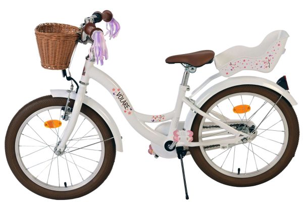 Volare Blossom Kinderfiets – Meisjes – 18 inch – Wit