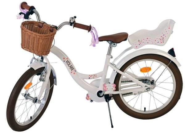 Volare Blossom Kinderfiets – Meisjes – 18 inch – Wit