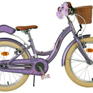 Volare Blossom Kinderfiets – Meisjes – 18 inch – Paars – Twee Handremmen