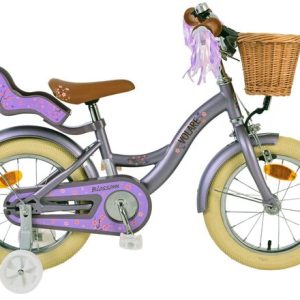 Volare Blossom Kinderfiets – Meisjes – 14 inch – Paars