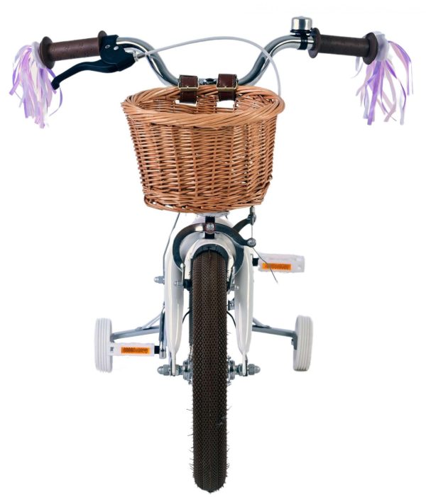 Volare Blossom Kinderfiets – Meisjes – 14 inch – Wit