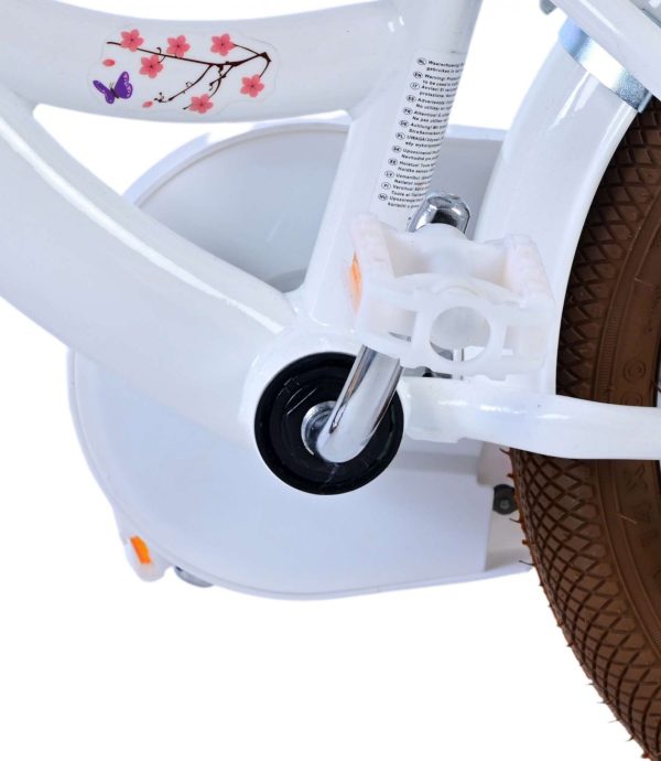 Volare Blossom Kinderfiets – Meisjes – 14 inch – Wit