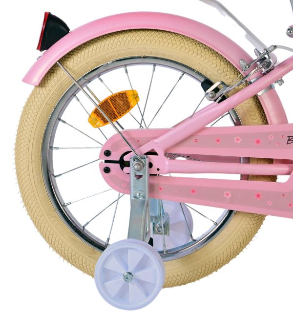 Volare Blossom Kinderfiets – Meisjes – 16 inch – Roze – Twee Handremmen