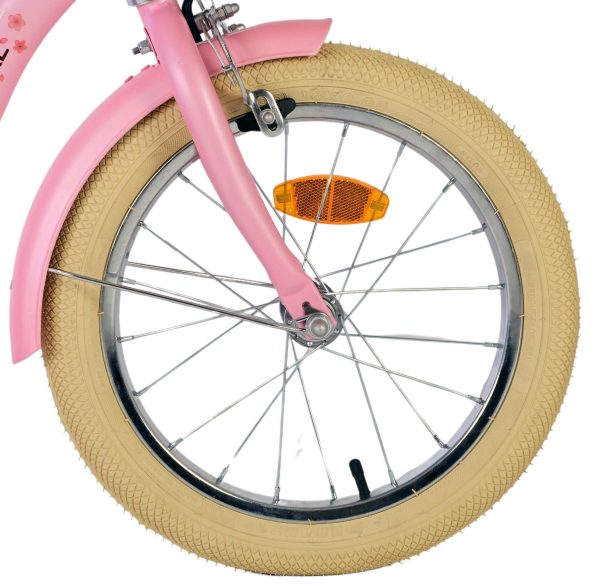 Volare Blossom Kinderfiets – Meisjes – 16 inch – Roze – Twee Handremmen