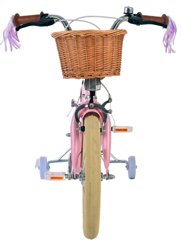 Volare Blossom Kinderfiets – Meisjes – 16 inch – Roze – Twee Handremmen