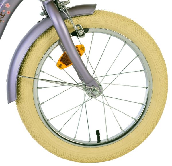 Volare Blossom Kinderfiets – Meisjes – 16 inch – Paars – Twee Handremmen