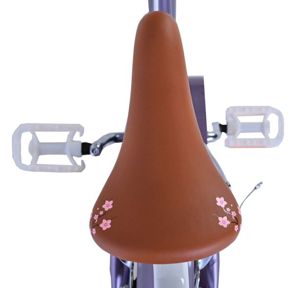 Volare Blossom Kinderfiets – Meisjes – 16 inch – Paars – Twee Handremmen