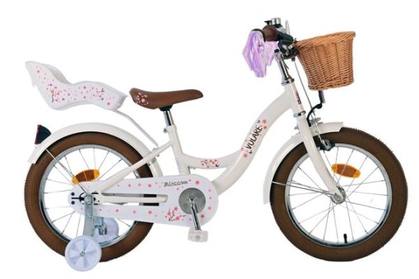 Volare Blossom Kinderfiets – Meisjes – 16 inch – Wit