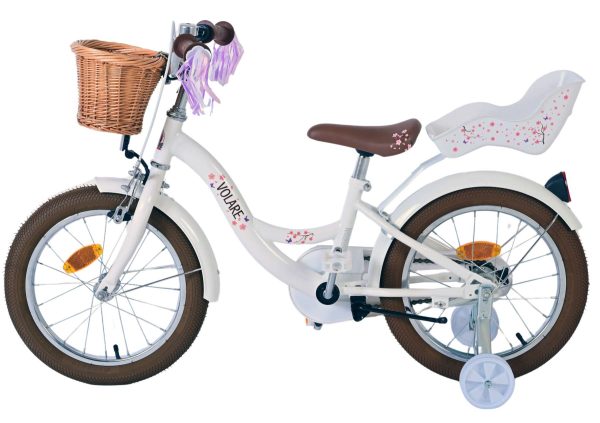 Volare Blossom Kinderfiets – Meisjes – 16 inch – Wit