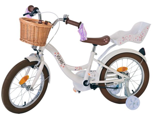 Volare Blossom Kinderfiets – Meisjes – 16 inch – Wit