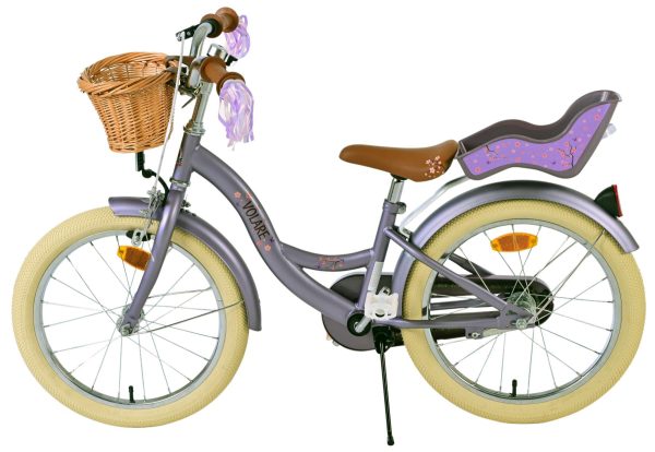 Volare Blossom Kinderfiets – Meisjes – 18 inch – Paars