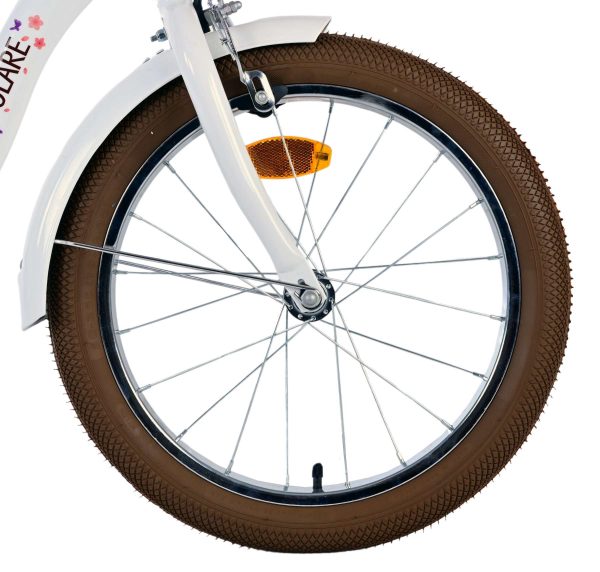 Volare Blossom Kinderfiets – Meisjes – 18 inch – Wit