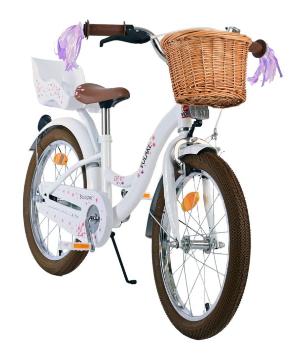 Volare Blossom Kinderfiets – Meisjes – 18 inch – Wit