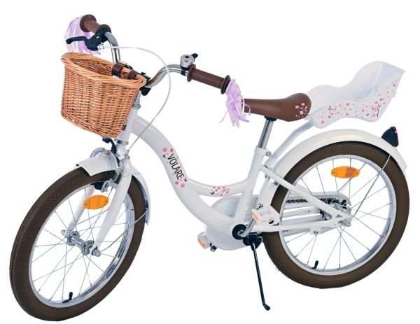 Volare Blossom Kinderfiets – Meisjes – 18 inch – Wit