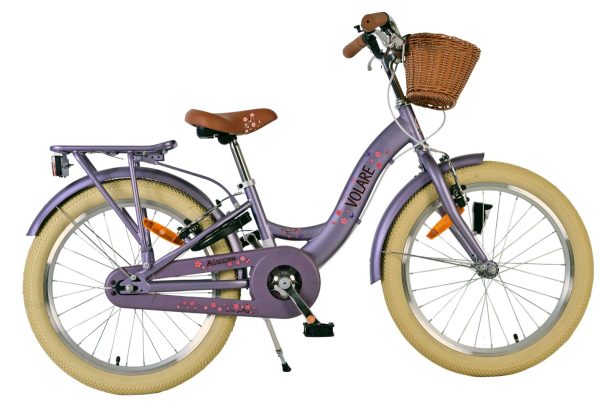 Volare Blossom Kinderfiets – Meisjes – 20 inch – Paars – Twee handremmen