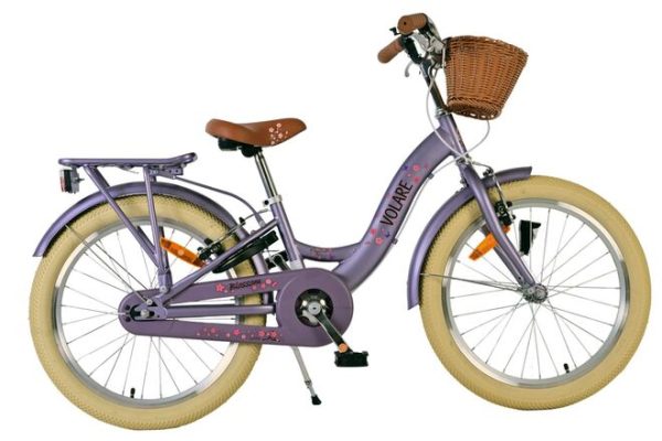 Volare Blossom Kinderfiets – Meisjes – 20 inch – Paars – Twee handremmen