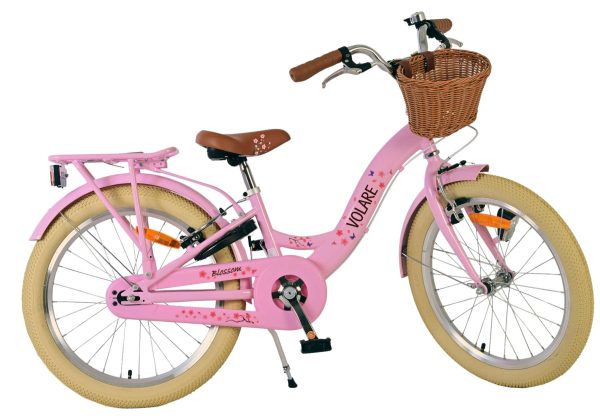 Volare Blossom Kinderfiets – Meisjes – 20 inch – Roze – Twee handremmen