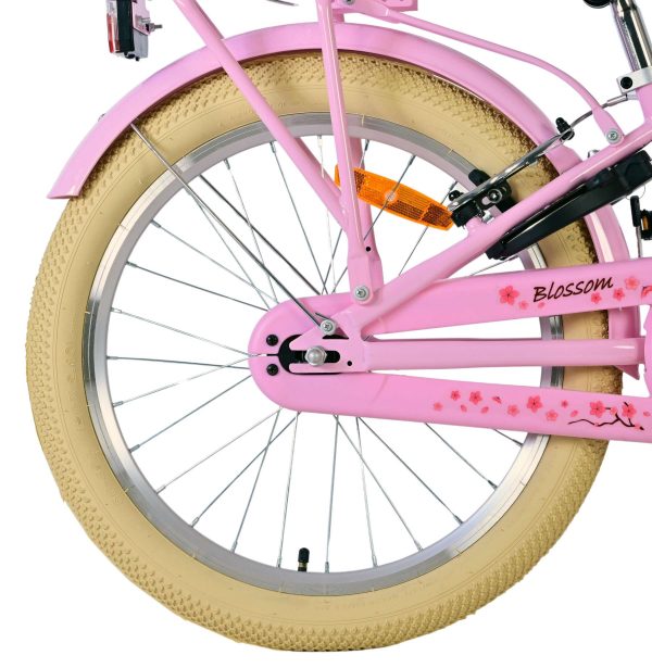 Volare Blossom Kinderfiets – Meisjes – 20 inch – Roze – Twee handremmen