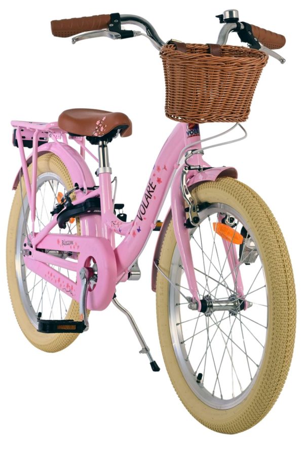 Volare Blossom Kinderfiets – Meisjes – 20 inch – Roze – Twee handremmen