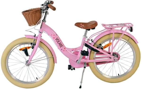 Volare Blossom Kinderfiets – Meisjes – 20 inch – Roze – Twee handremmen
