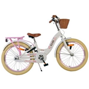Volare Blossom Kinderfiets – Meisjes – 20 inch – Wit – Twee handremmen