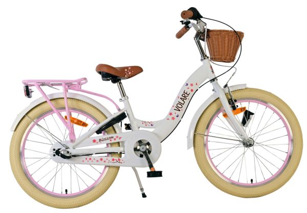 Volare Blossom Kinderfiets – Meisjes – 20 inch – Wit – Nexus 3 versnellingen