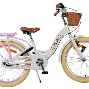 Volare Blossom Kinderfiets – Meisjes – 20 inch – Wit – Nexus 3 versnellingen