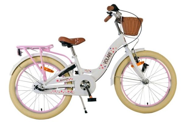 Volare Blossom Kinderfiets – Meisjes – 20 inch – Wit – Nexus 3 versnellingen