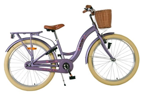 Volare Blossom Kinderfiets – Meisjes – 24 inch – Paars