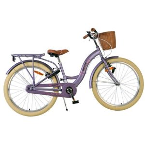 Volare Blossom Kinderfiets – Meisjes – 24 inch – Paars – Twee handremmen