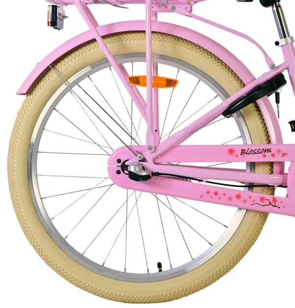Volare Blossom Kinderfiets – Meisjes – 24 inch – Roze – 3 Versnellingen