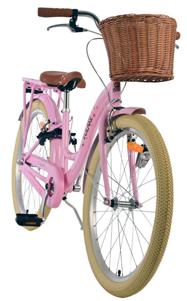 Volare Blossom Kinderfiets – Meisjes – 24 inch – Roze – Twee handremmen