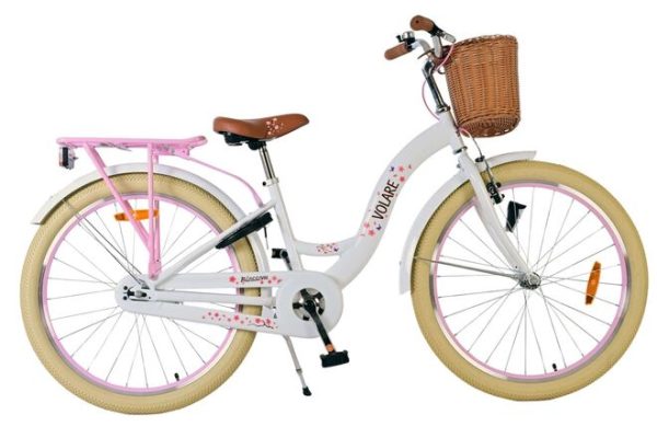 Volare Blossom Kinderfiets – Meisjes – 24 inch – Wit