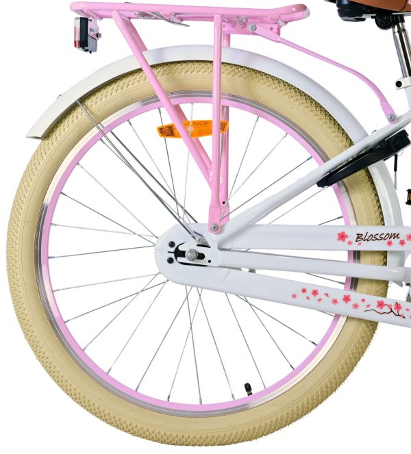 Volare Blossom Kinderfiets – Meisjes – 24 inch – Wit