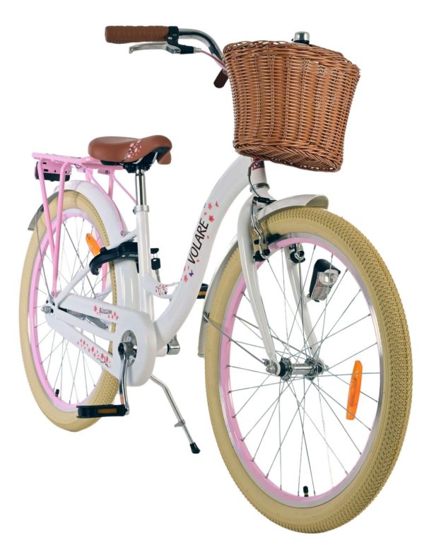 Volare Blossom Kinderfiets – Meisjes – 24 inch – Wit