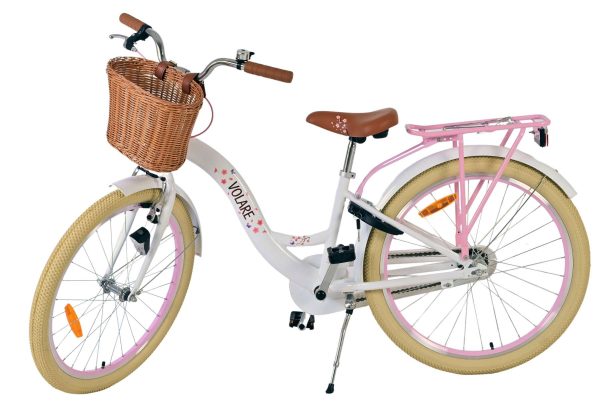 Volare Blossom Kinderfiets – Meisjes – 24 inch – Wit