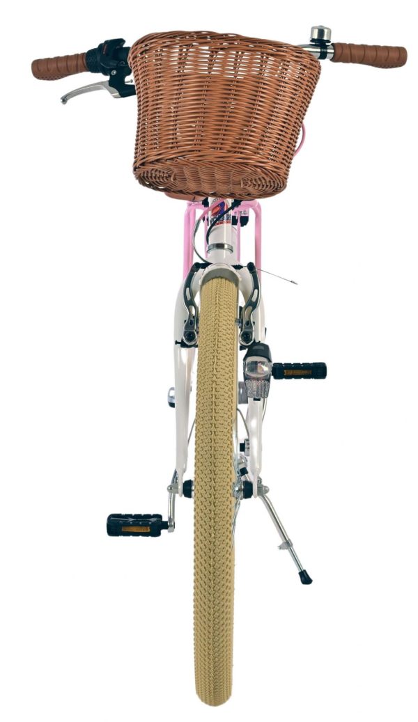 Volare Blossom Kinderfiets – Meisjes – 24 inch – Wit – 3 Versnellingen