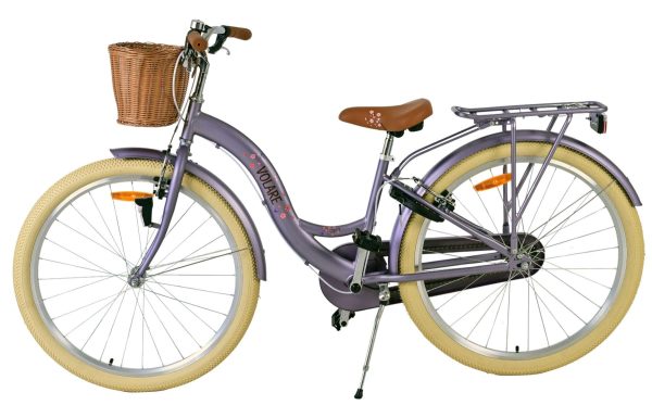 Volare Blossom Kinderfiets – Meisjes – 26 inch – Paars – Twee handremmen