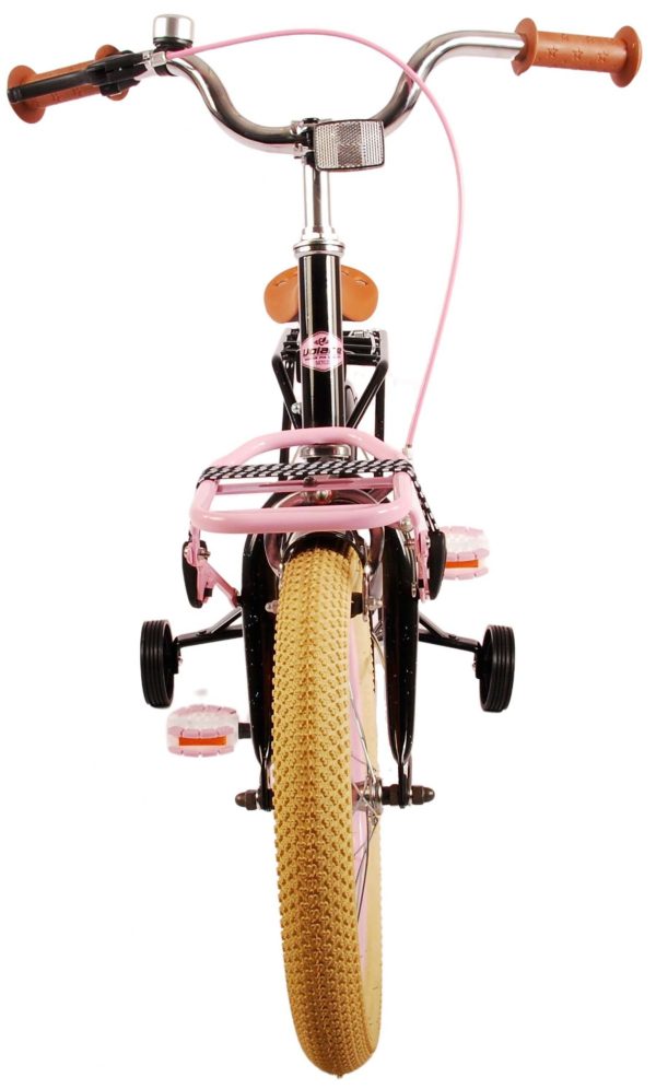 Volare Excellent Kinderfiets – Meisjes – 16 inch – Zwart – 95% afgemonteerd