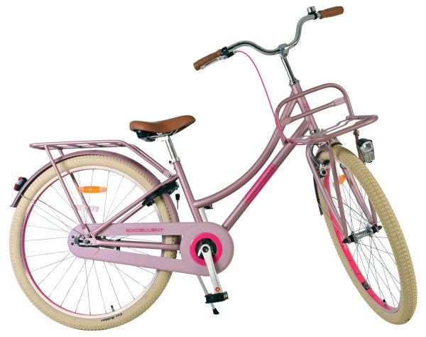 Volare Excellent Kinderfiets – Meisjes – 26 inch – Mat Roze
