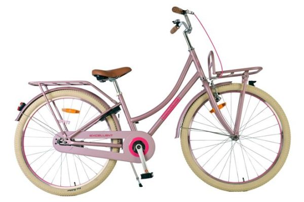 Volare Excellent Kinderfiets – Meisjes – 26 inch – Mat Roze