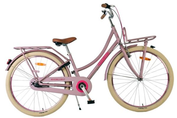 Volare Excellent Kinderfiets – Meisjes – 26 inch – Mat Roze – 3 versnellingen