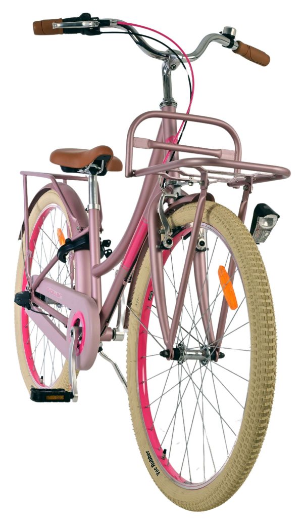 Volare Excellent Kinderfiets – Meisjes – 26 inch – Mat Roze – 3 versnellingen