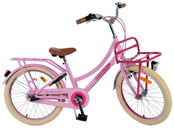 Volare Excellent Kinderfiets – Meisjes – 20 inch – Roze – 3 versnellingen