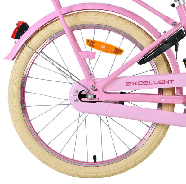 Volare Excellent Kinderfiets – Meisjes – 20 inch – Roze – 3 versnellingen