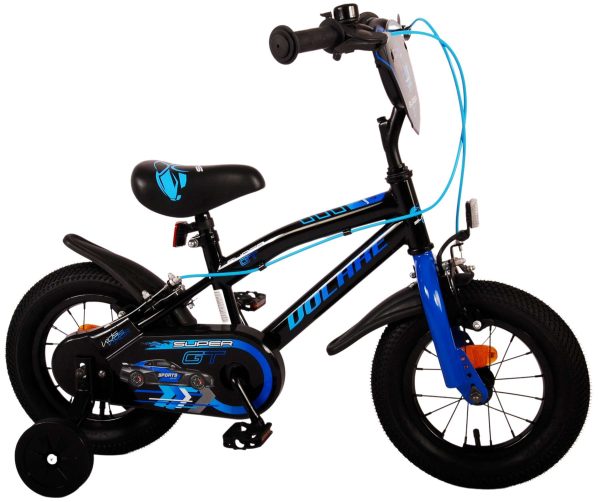 Volare Super GT Kinderfiets – Jongens – 12 inch – Blauw – Twee handremmen